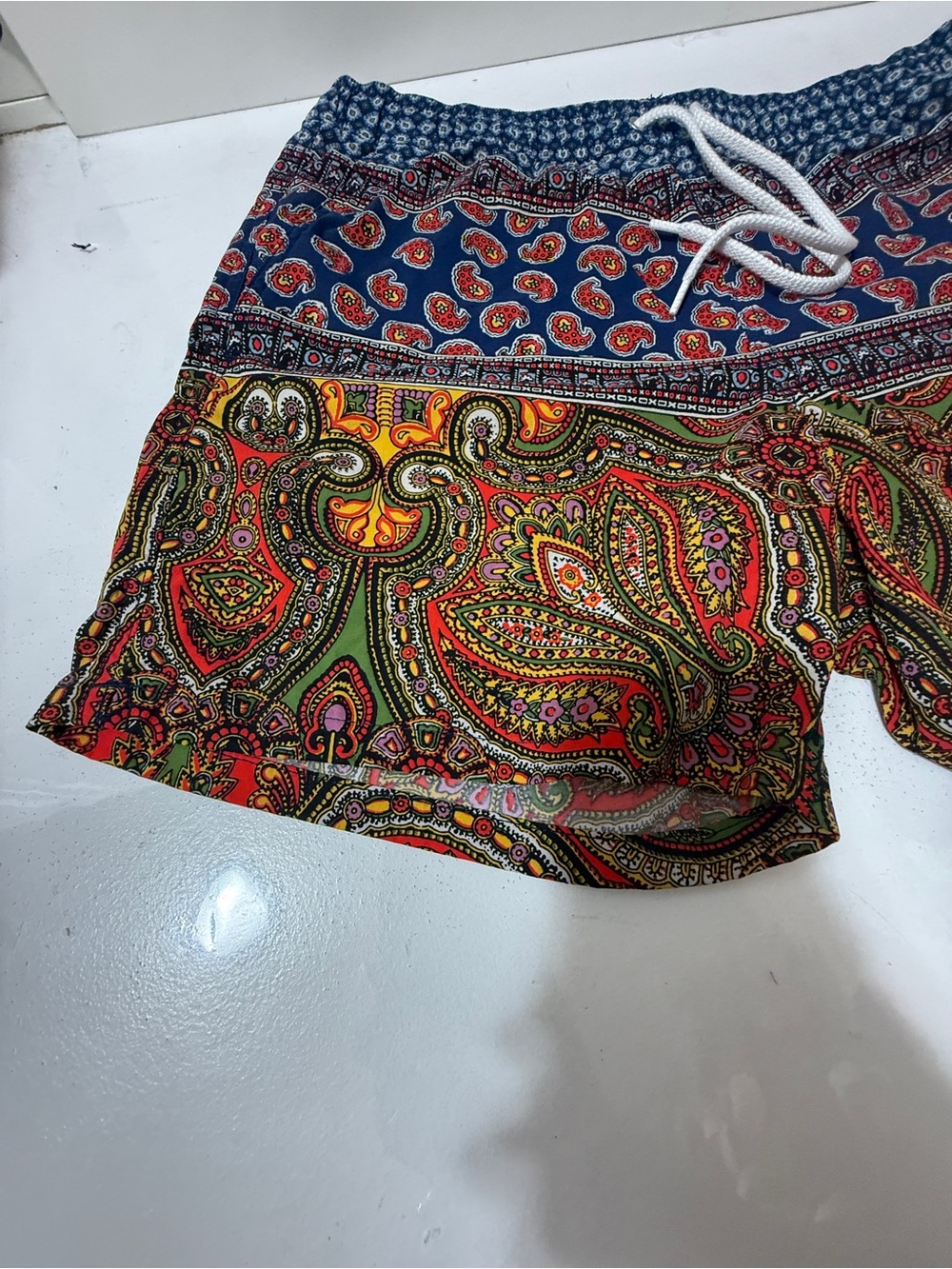 J. crew, beautiful swimming shorts with lots of colors and extra layer - Picture 4 of 15